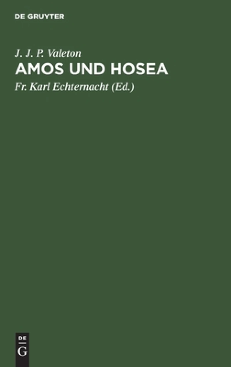 Amos Und Hosea