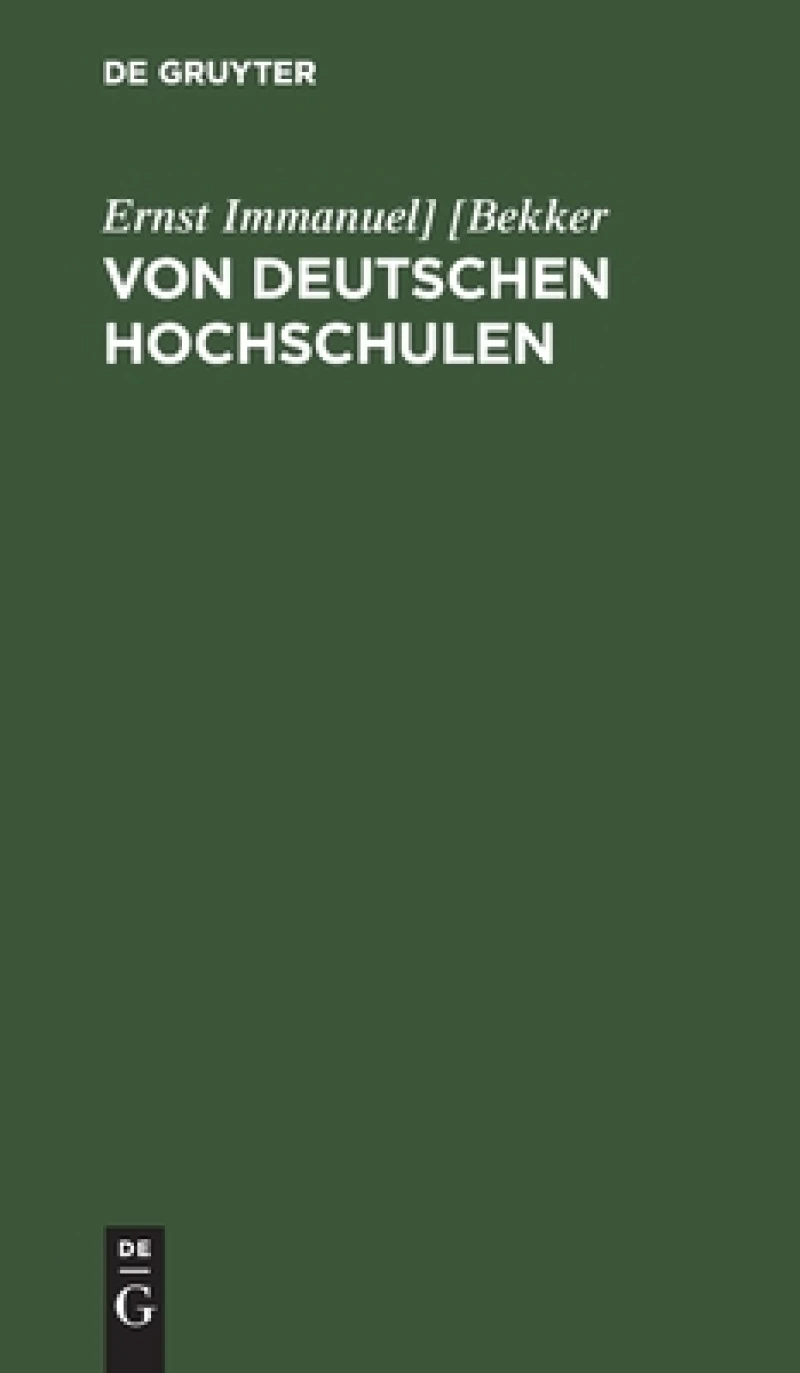 Von deutschen Hochschulen