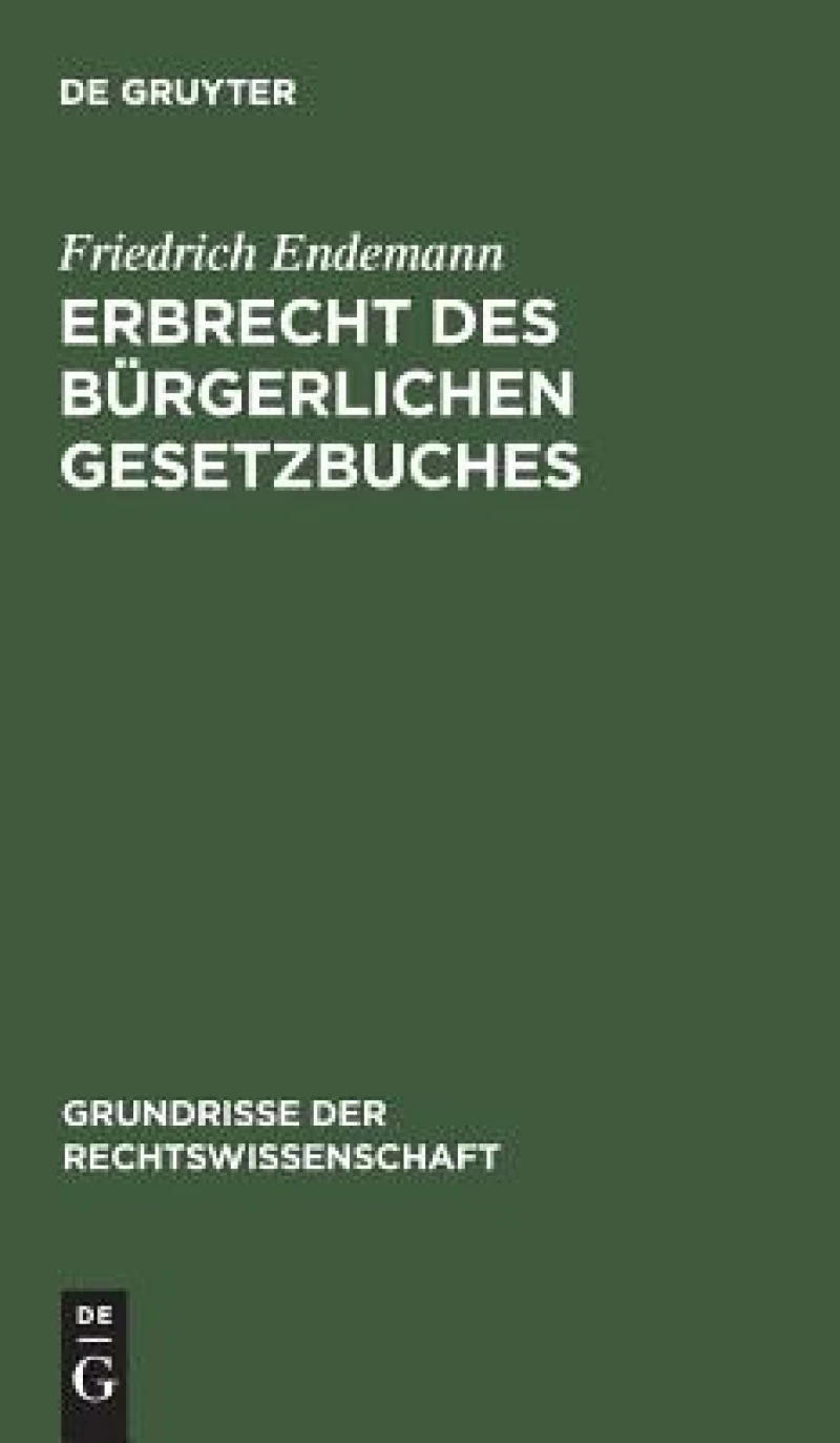 Erbrecht des Bürgerlichen Gesetzbuches