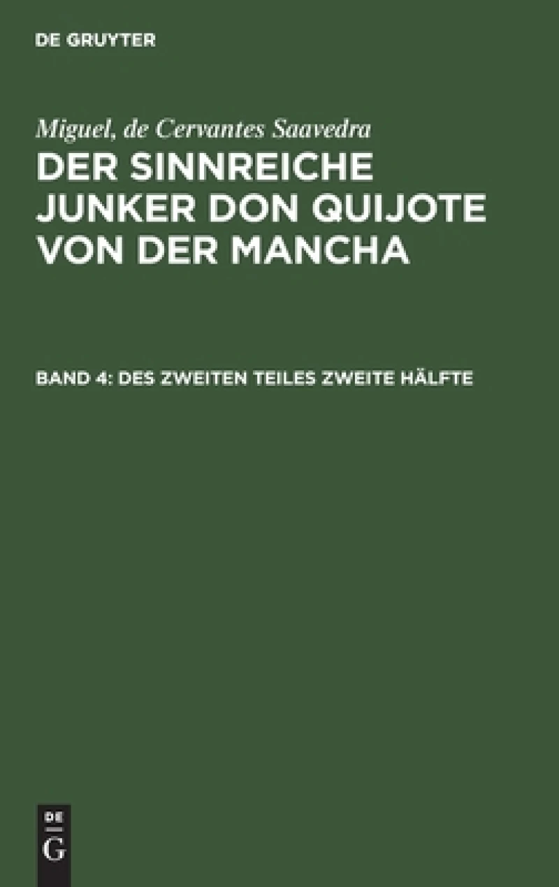 Des zweiten Teiles zweite Hälfte