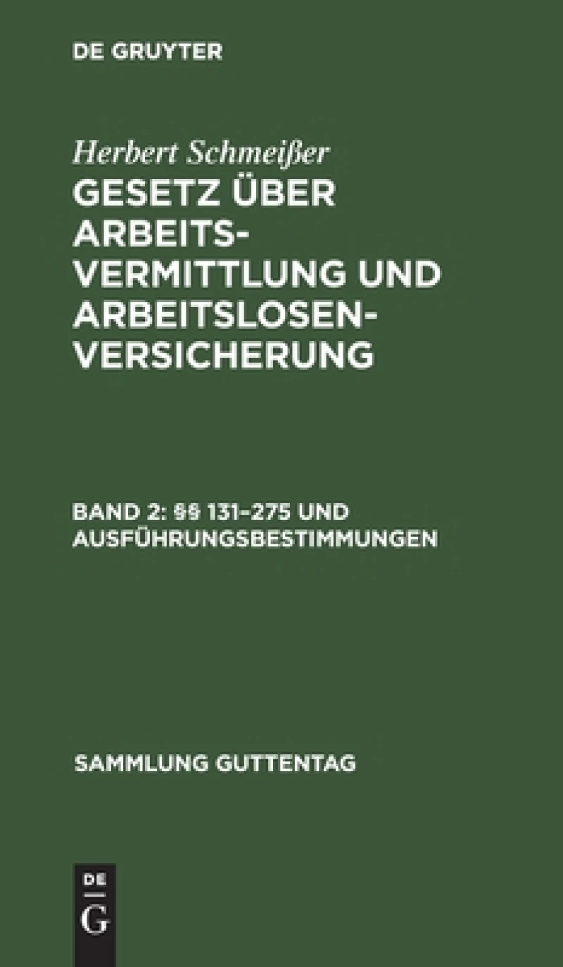 §§ 131–275 und Ausführungsbestimmungen
