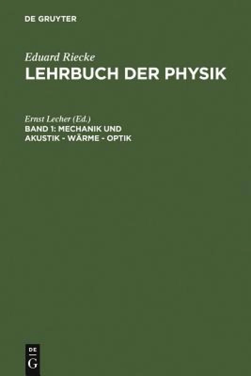 Mechanik und Akustik – Wärme – Optik
