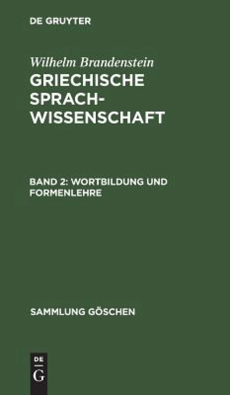 Wortbildung Und Formenlehre
