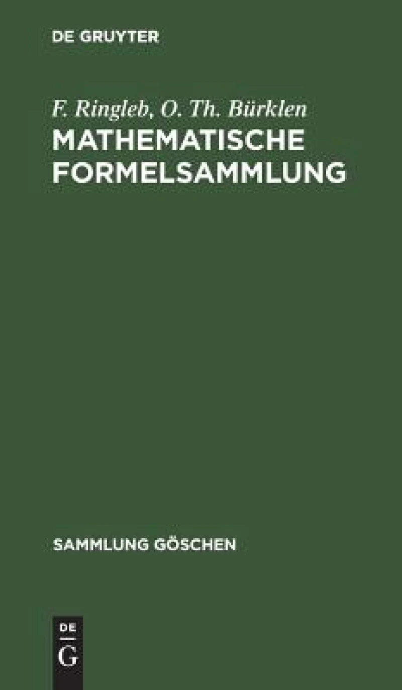 Mathematische Formelsammlung