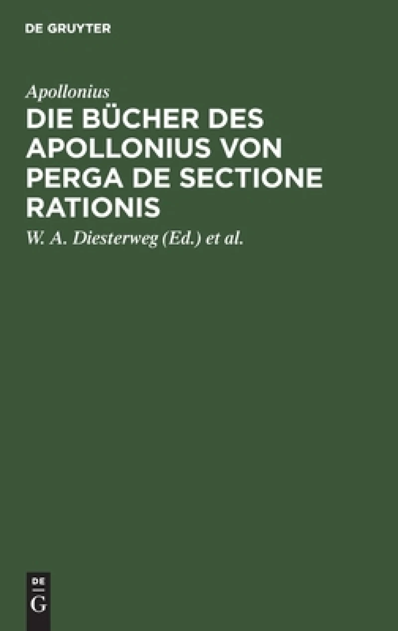 Bücher des Apollonius von Perga de sectione rationis
