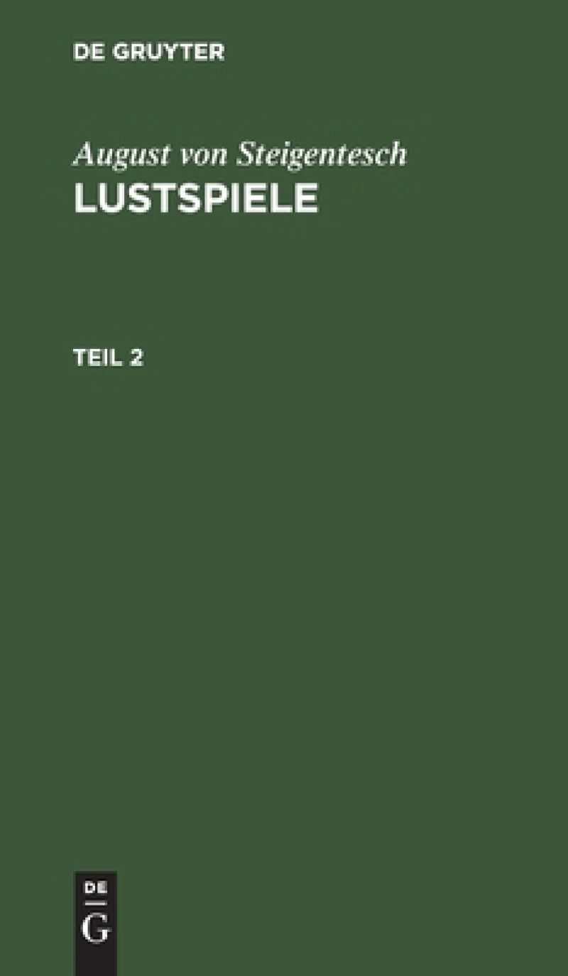 Lustspiele. Teil 2
