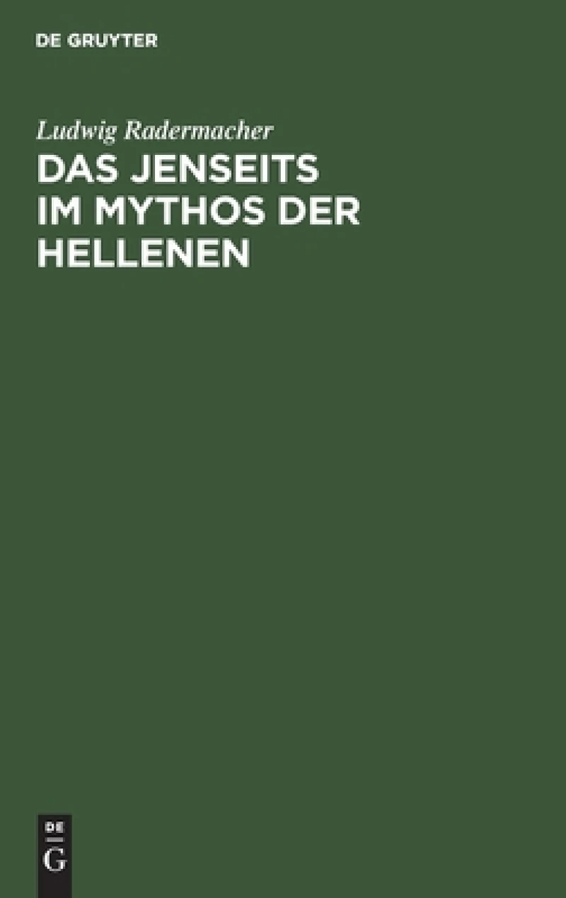 Jenseits im Mythos der Hellenen