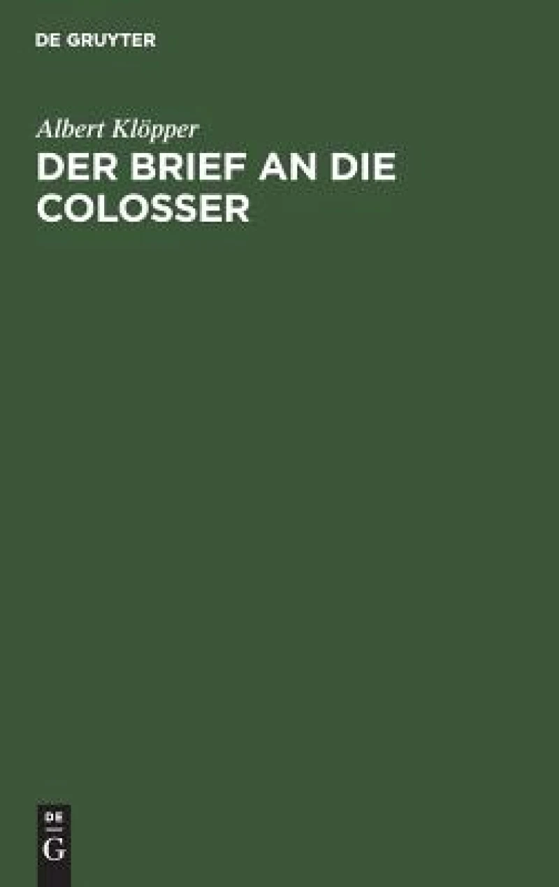Brief an die Colosser
