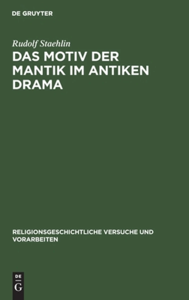 Motiv der Mantik im antiken Drama