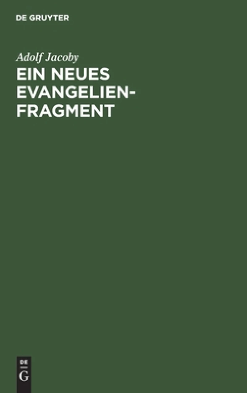 neues Evangelienfragment