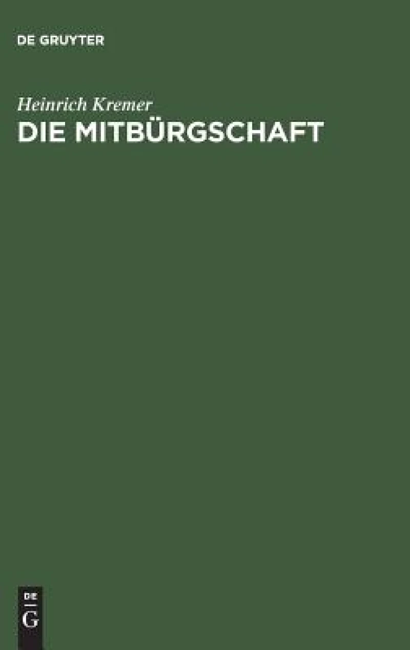 Mitbürgschaft