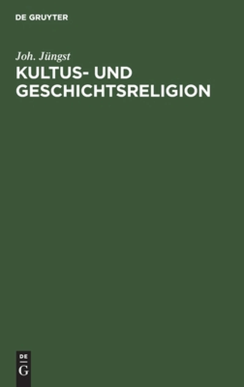 Kultus- und Geschichtsreligion