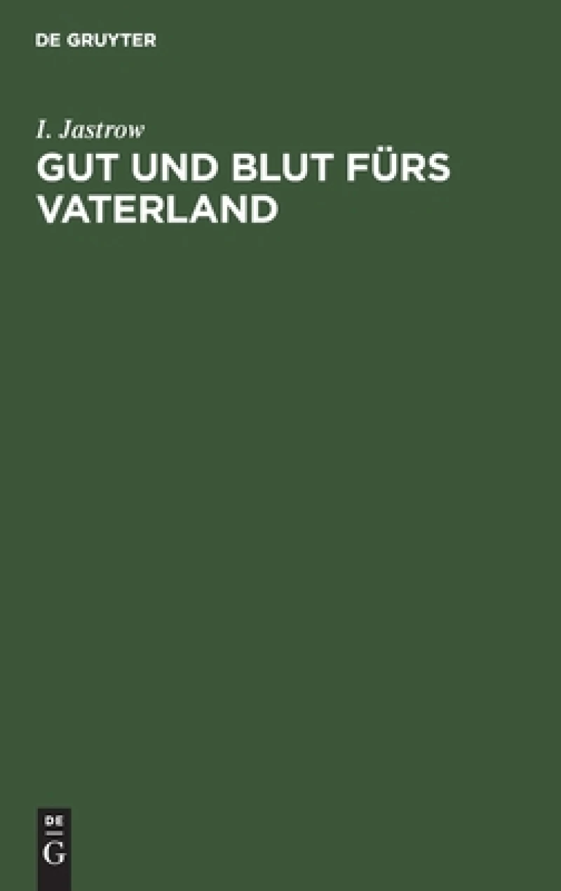 Gut und Blut fürs Vaterland