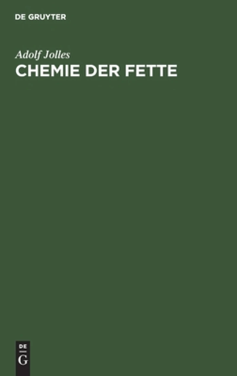 Chemie Der Fette