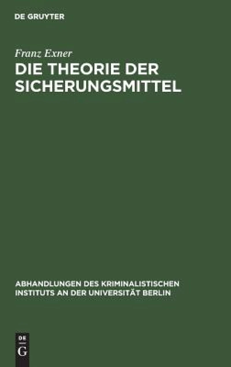 Theorie der Sicherungsmittel
