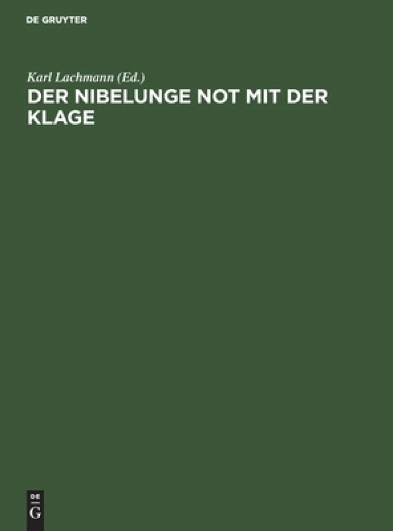 Nibelunge Not mit der Klage