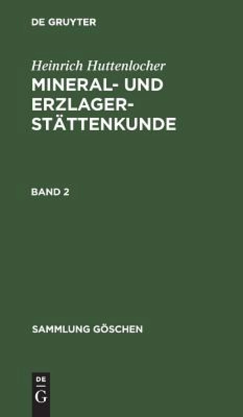 Mineral- und Erzlagerstättenkunde. Band 2