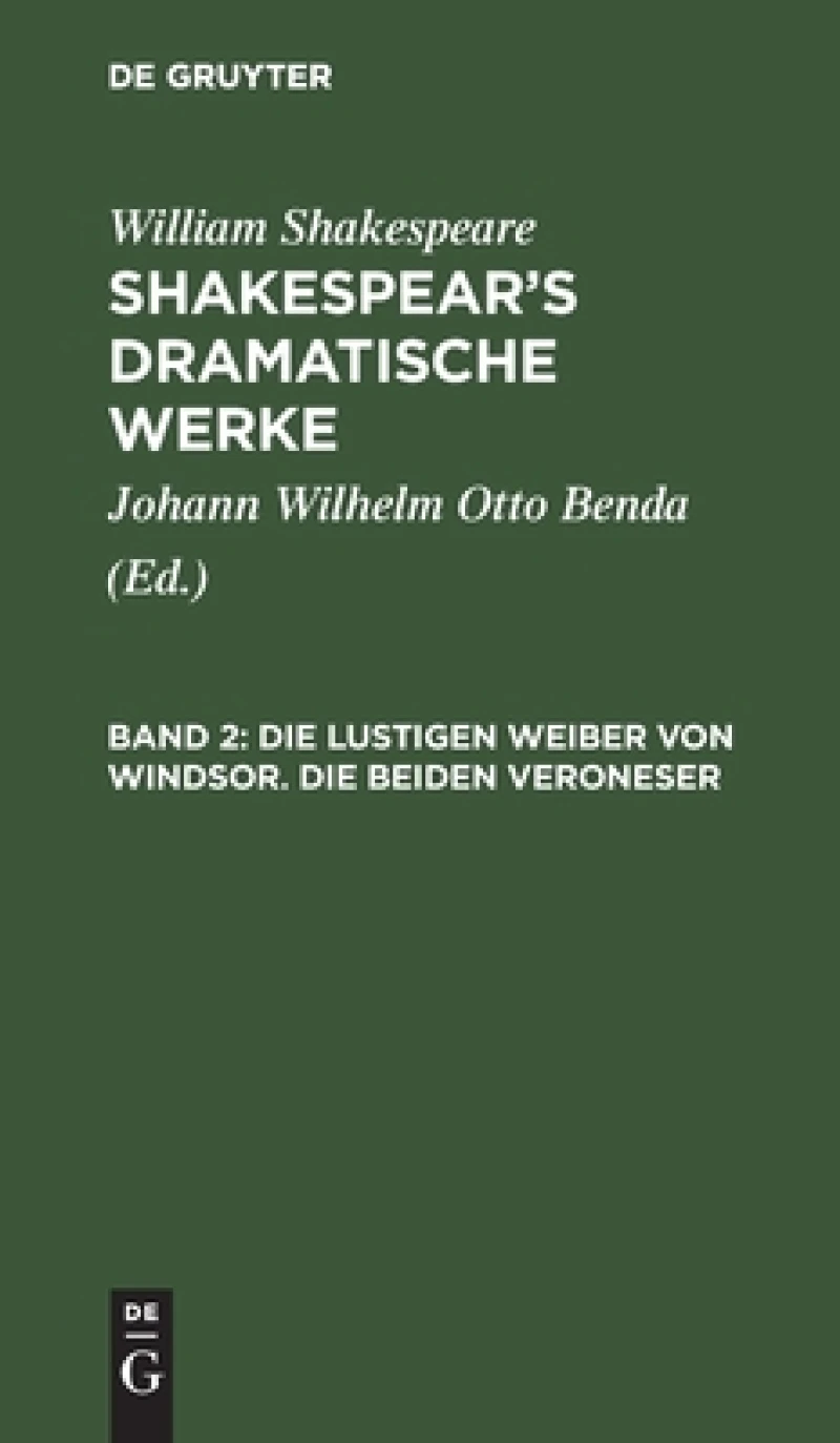 lustigen Weiber von Windsor. Die beiden Veroneser