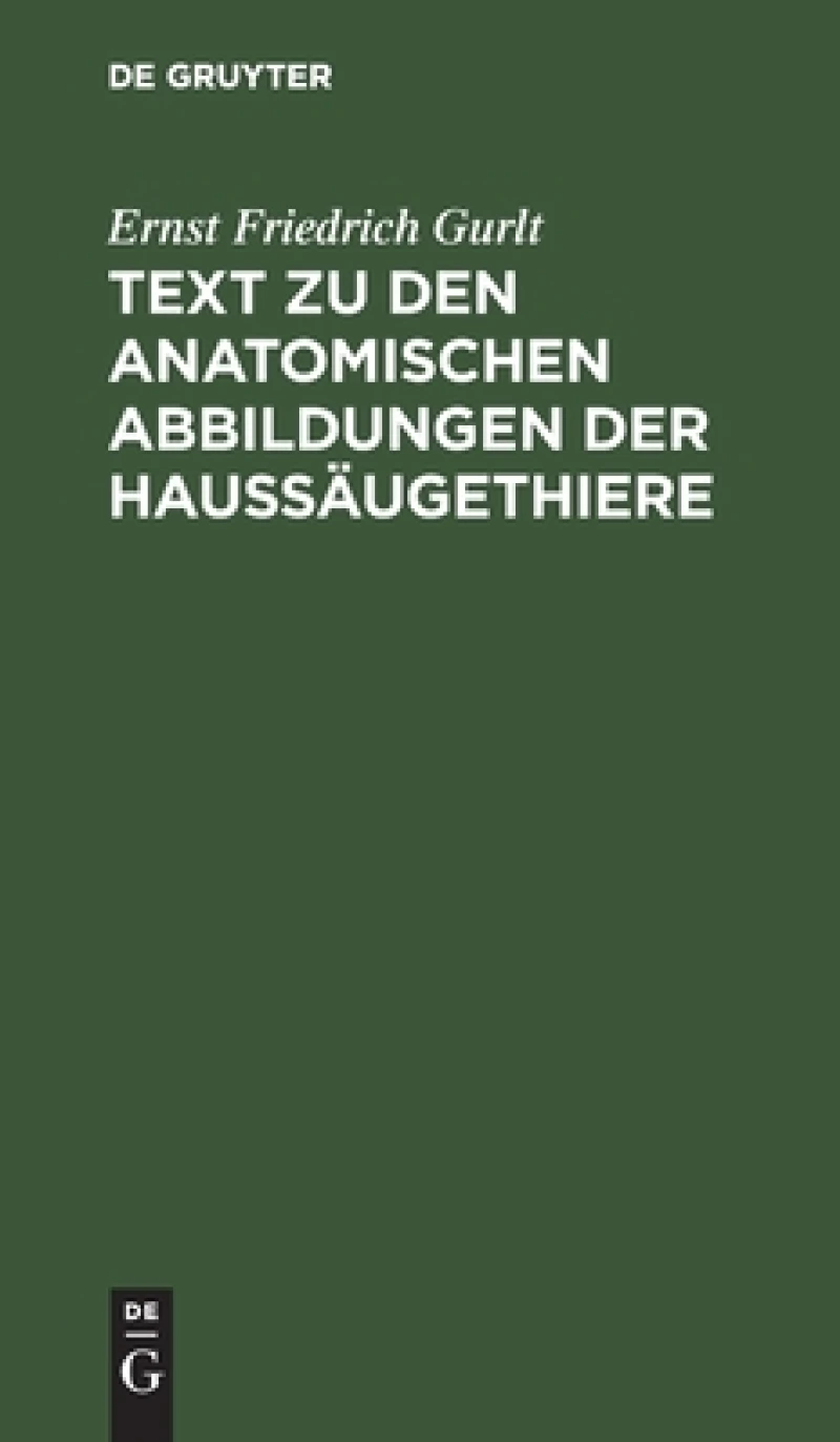 Text zu den anatomischen Abbildungen der Haussäugethiere