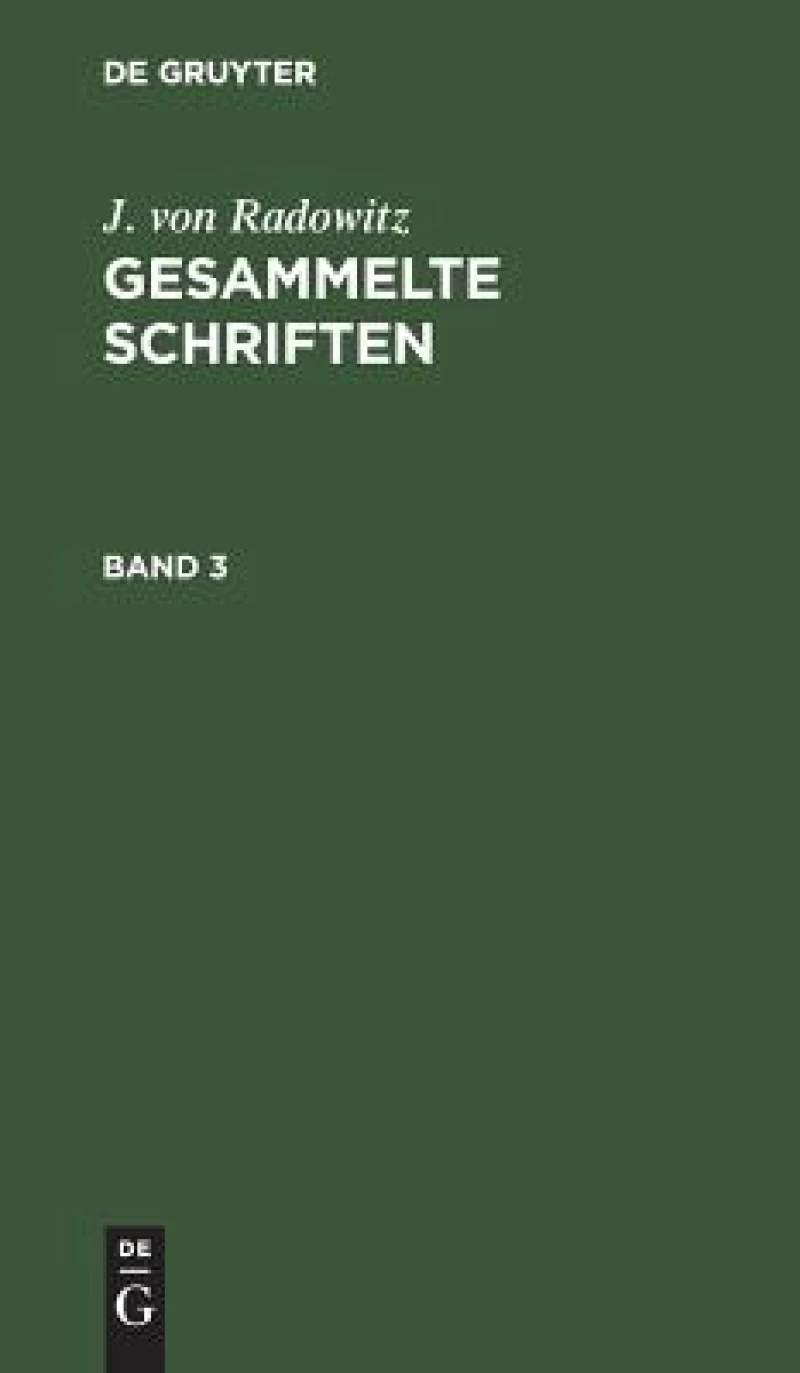 Gesammelte Schriften. Band 3