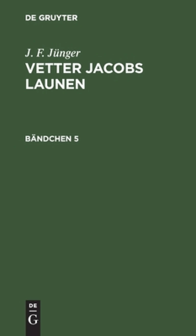 Vetter Jacobs Launen. Bändchen 5