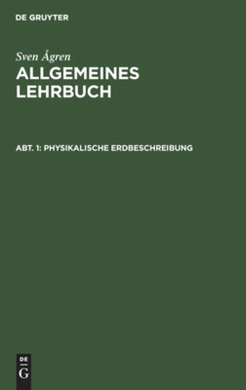 Physikalische Erdbeschreibung