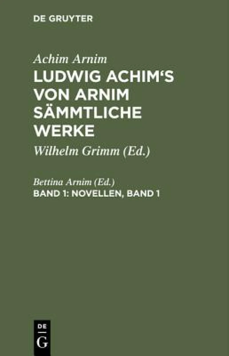Novellen, Band 1
