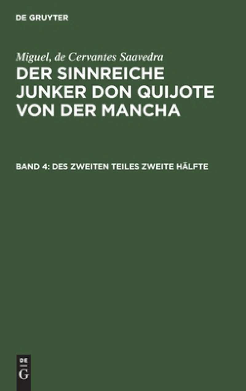 Des zweiten Teiles zweite Hälfte