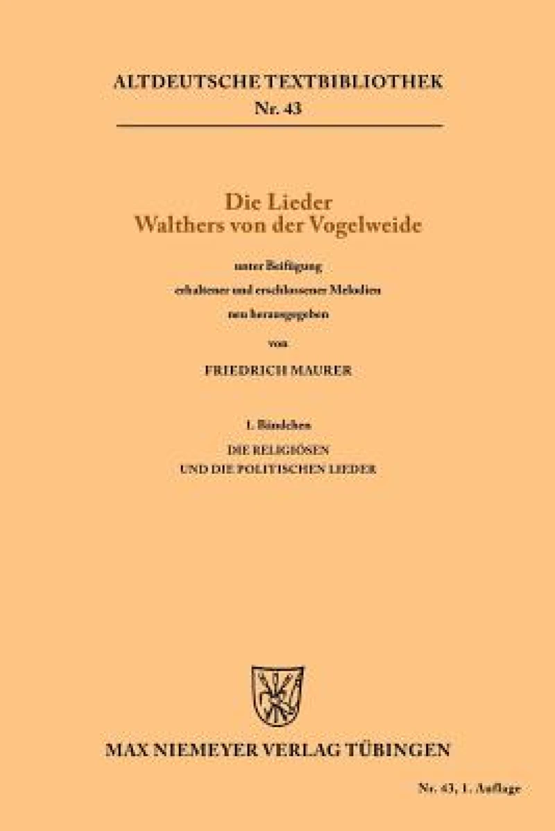 Lieder Walthers von der Vogelweide