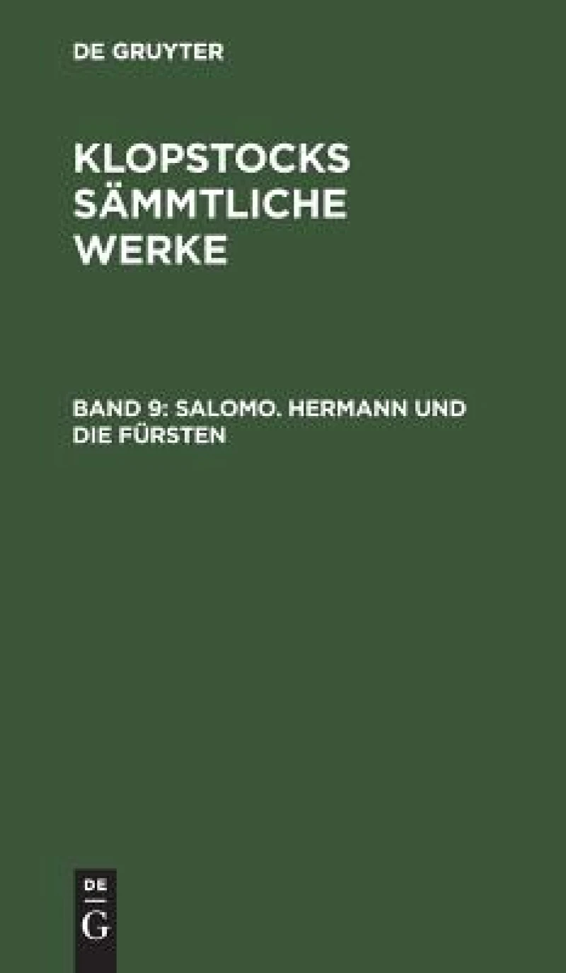 Salomo. Hermann und die Fürsten