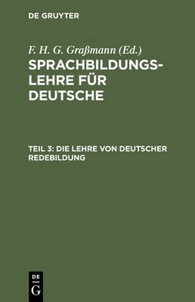Lehre von deutscher Redebildung
