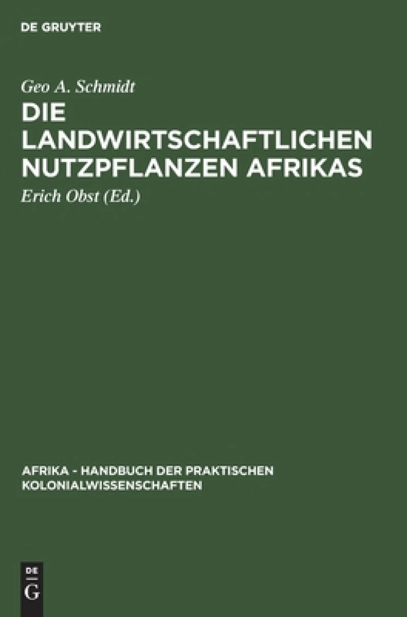 landwirtschaftlichen Nutzpflanzen Afrikas