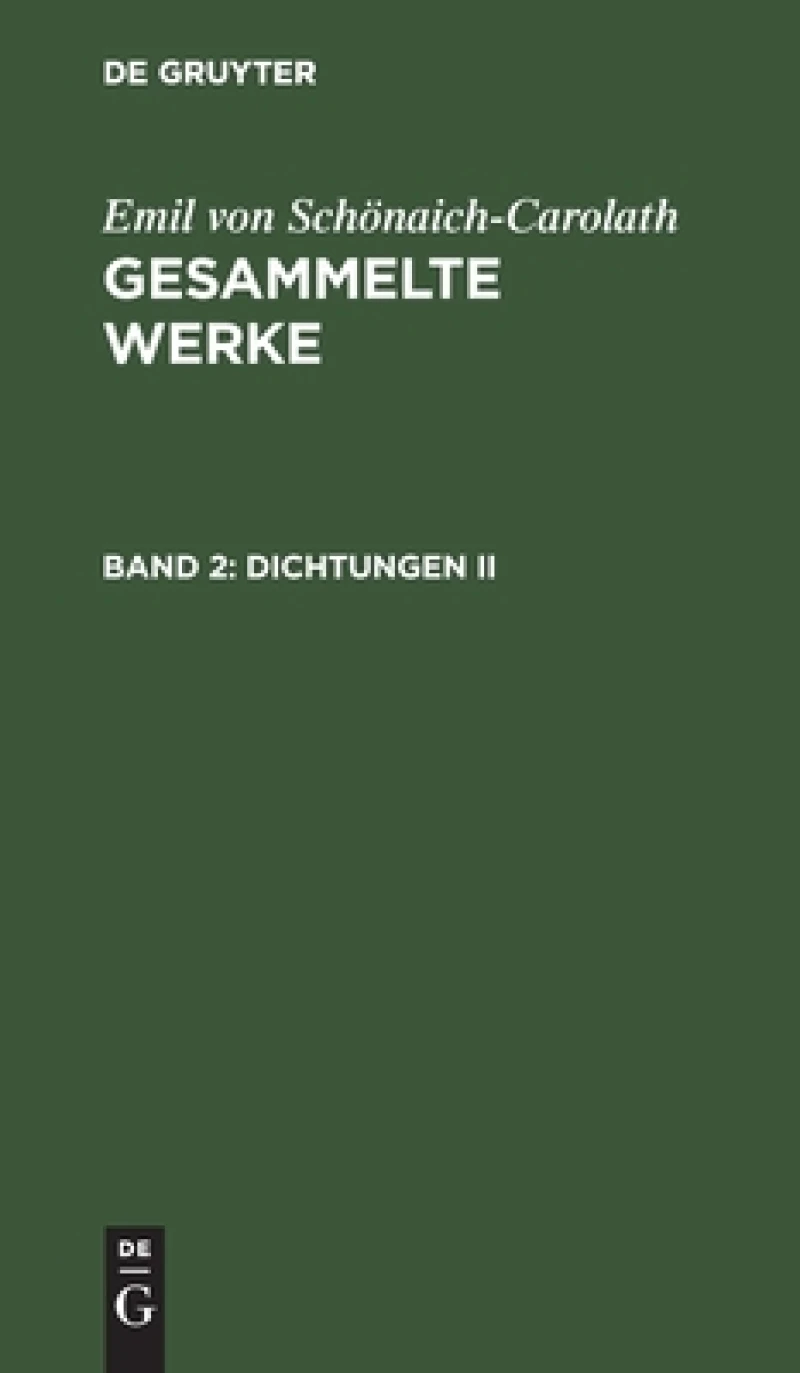 Dichtungen II
