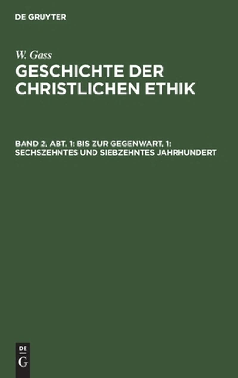 Bis zur Gegenwart, 1: Sechszehntes und siebzehntes Jahrhundert