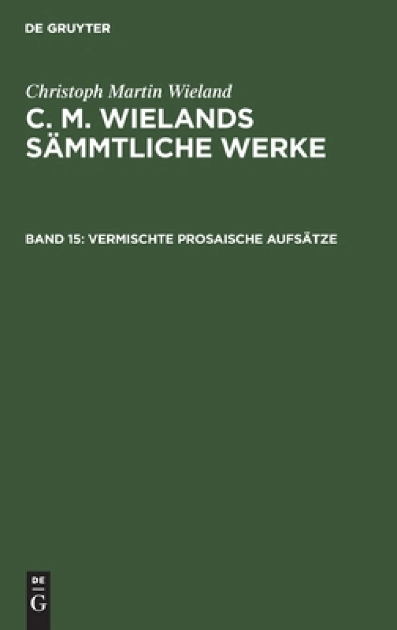 Vermischte prosaische Aufsätze