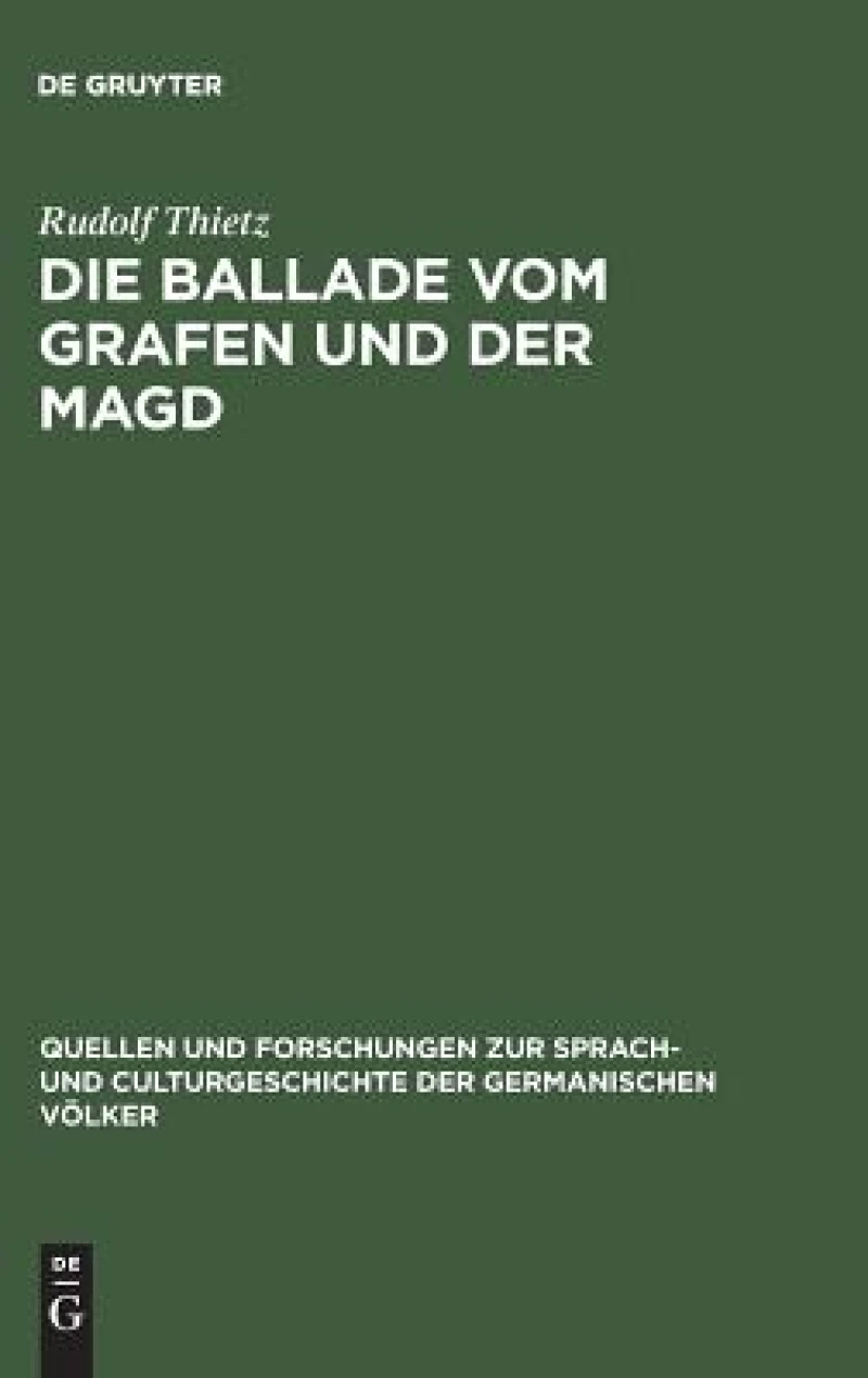 Ballade vom Grafen und der Magd