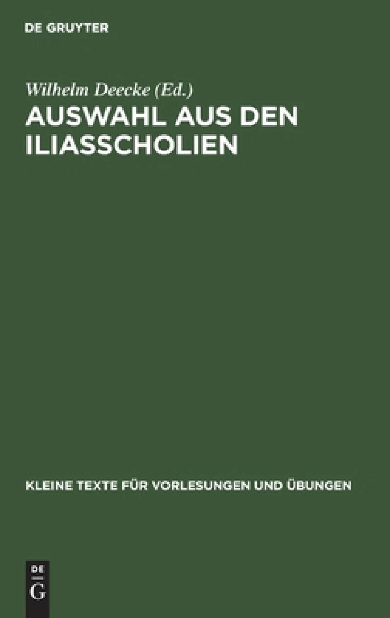 Auswahl aus den Iliasscholien