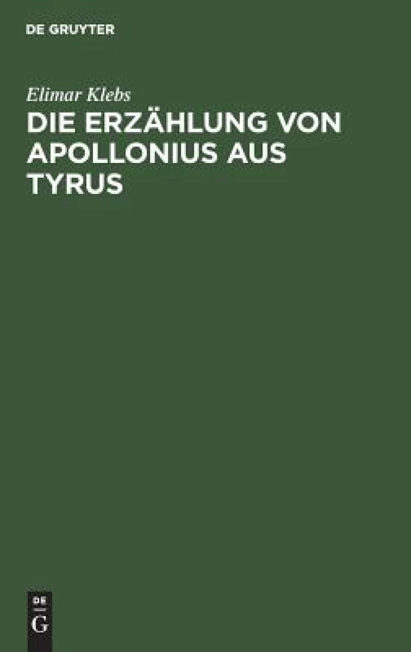 Erzählung von Apollonius aus Tyrus