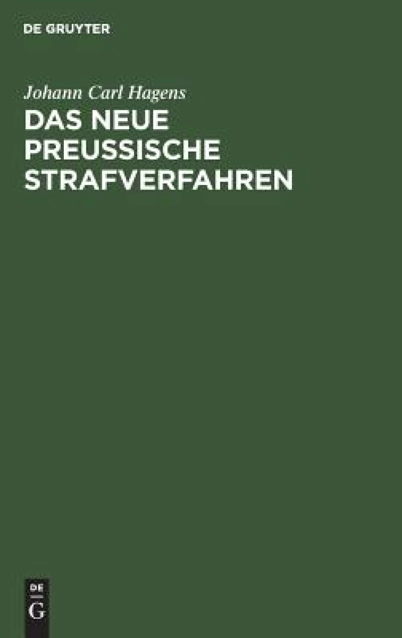 neue preußische Strafverfahren