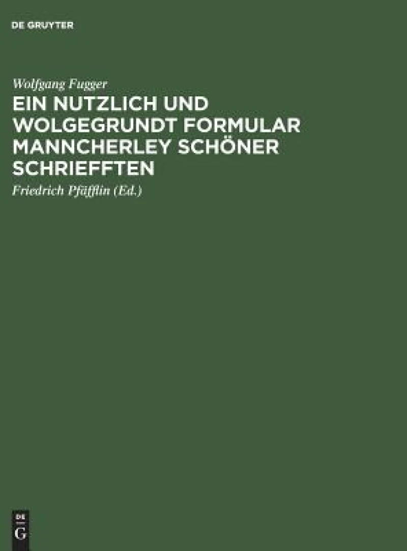 nutzlich und wolgegrundt Formular Manncherley schöner schriefften