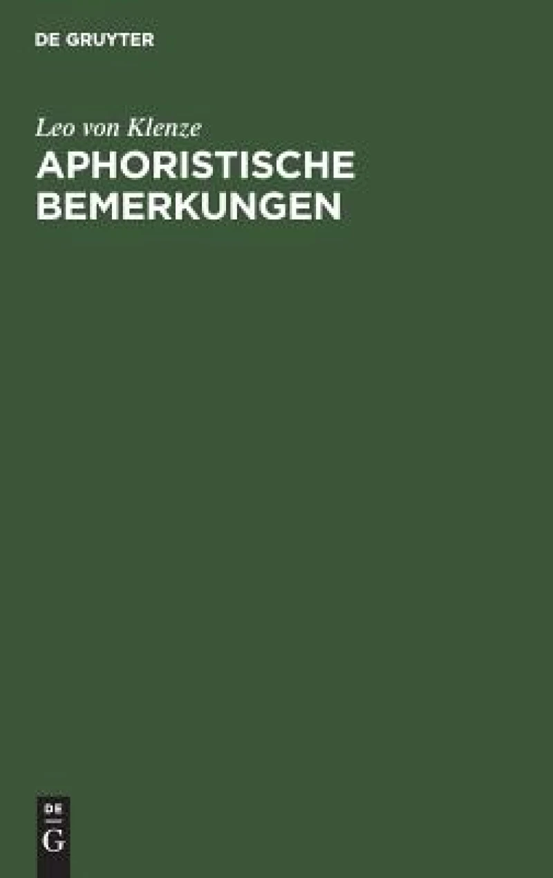 Aphoristische Bemerkungen
