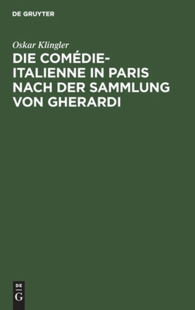 Comédie-Italienne in Paris nach der Sammlung von Gherardi