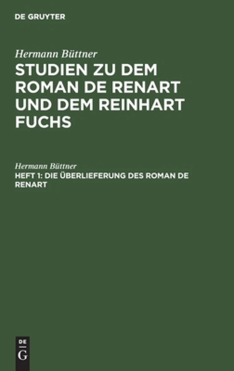 Überlieferung des Roman de Renart