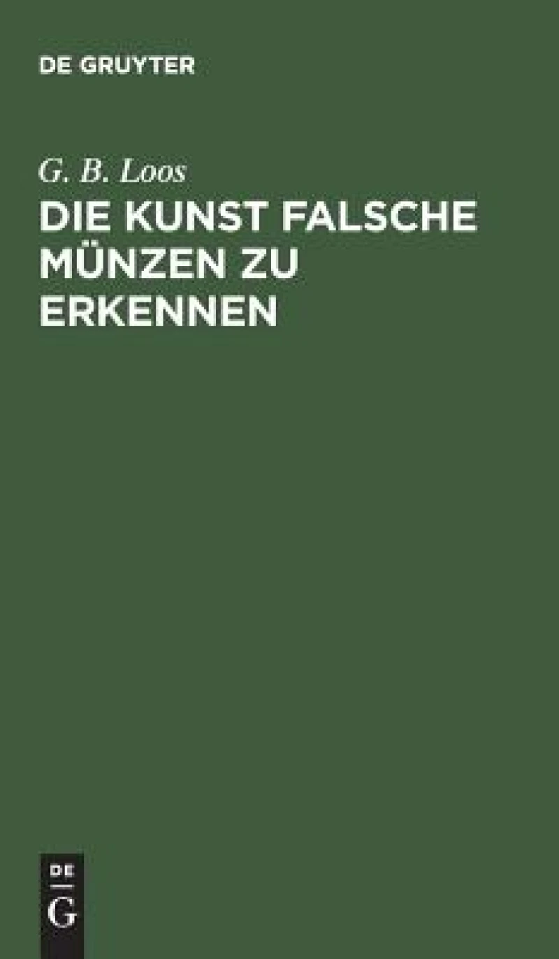 Kunst falsche Münzen zu erkennen