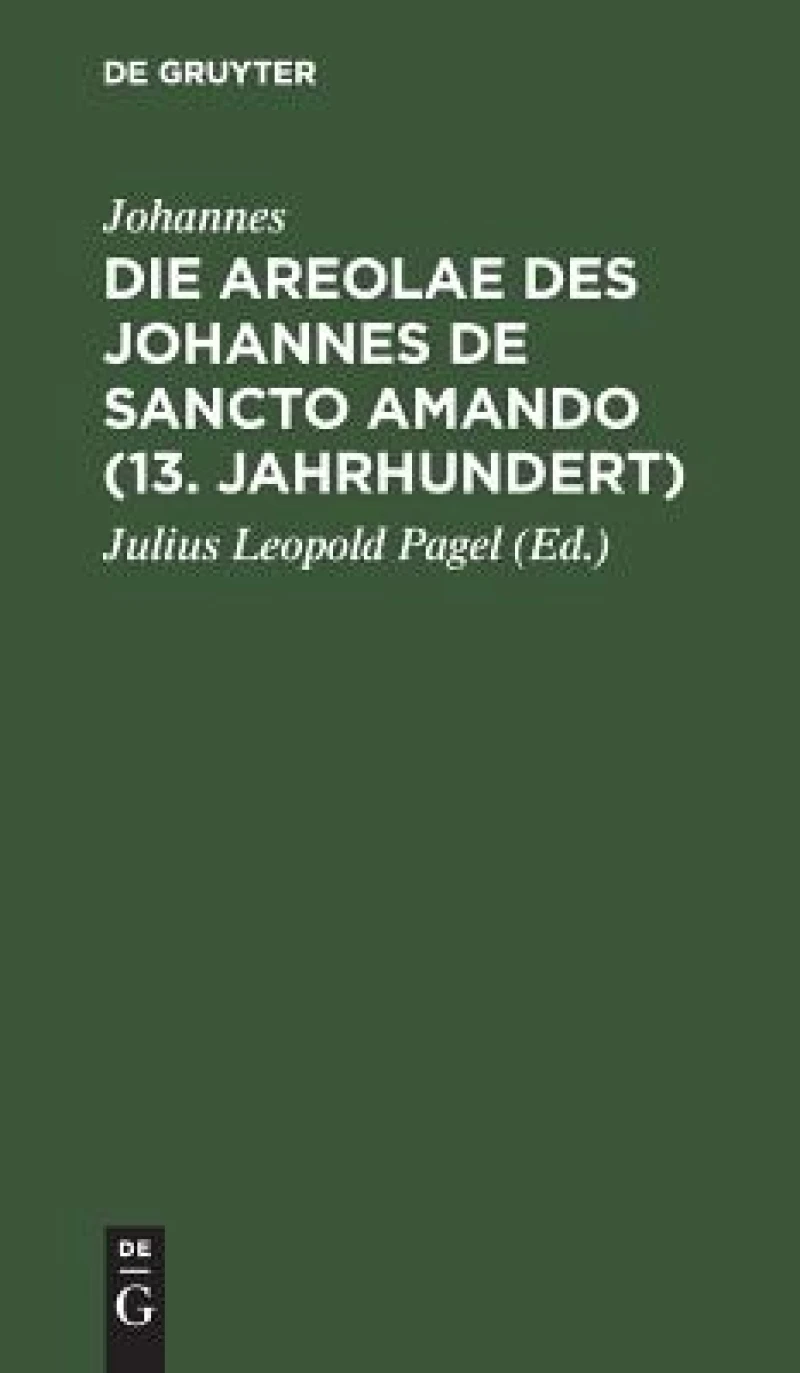 Areolae des Johannes de Sancto Amando (13. Jahrhundert)