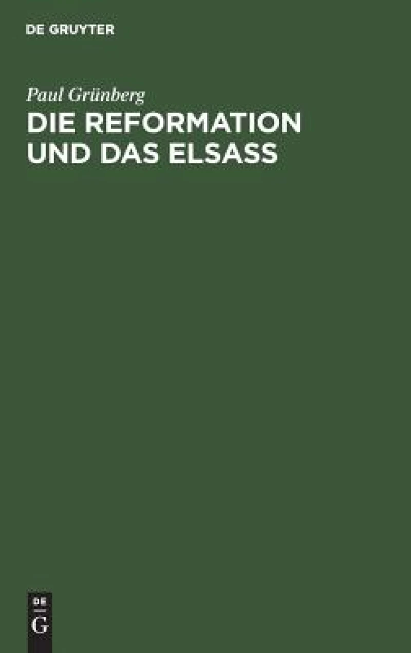 Reformation und das Elsaß