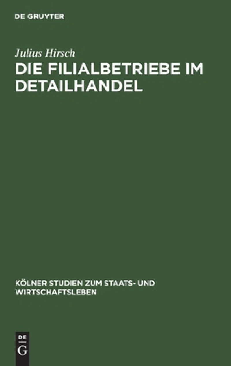 Filialbetriebe im Detailhandel