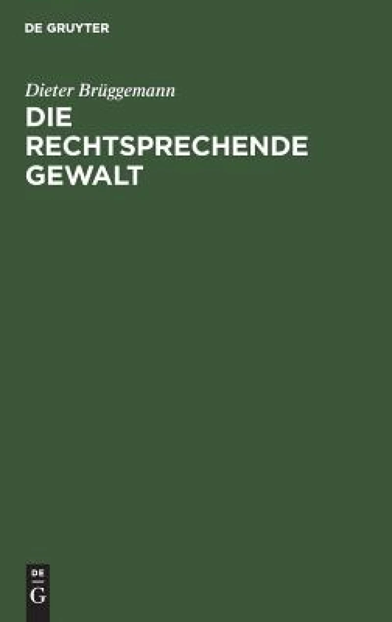 rechtsprechende Gewalt