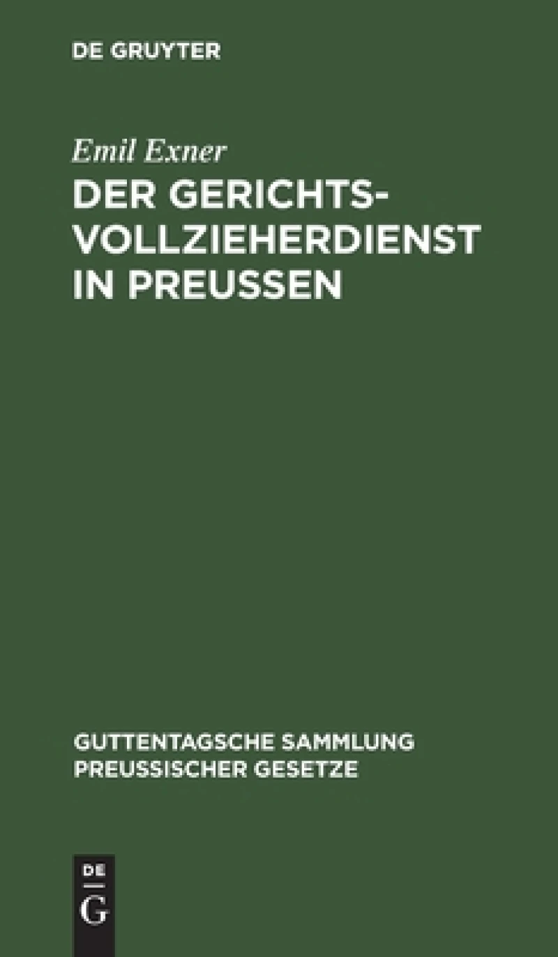 Gerichtsvollzieherdienst in Preußen