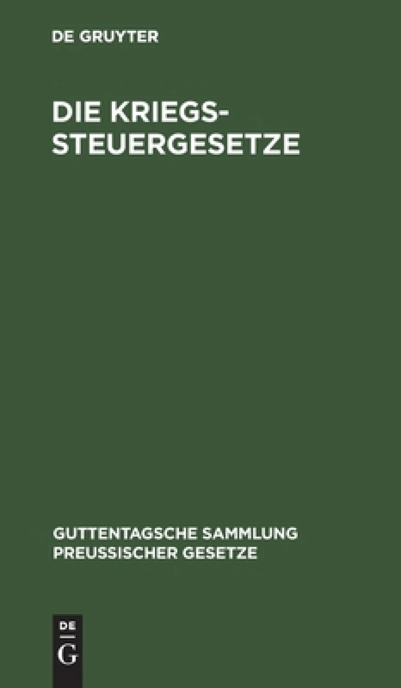 Kriegssteuergesetze